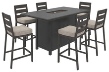 Load image into Gallery viewer, Perrymount Signature Design Pub Table 7-Piece Outdoor Dining Package