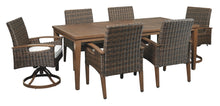 Load image into Gallery viewer, Paradise Trail Signature Design Dining Table 7-Piece Outdoor Dining Set
