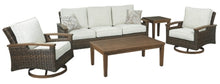 Load image into Gallery viewer, Paradise Trail Signature Design Sofa 5-Piece Outdoor Conversation Set