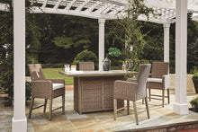 Load image into Gallery viewer, Beachcroft Signature Design Pub Table 5-Piece Outdoor Bar Table Set