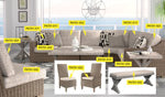 Load image into Gallery viewer, Beachcroft Curve Seat Cushion