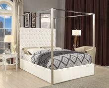 Load image into Gallery viewer, Porter Black Velvet King Bed