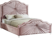 Load image into Gallery viewer, Rosie Grey Velvet Full Bed
