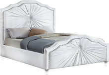 Load image into Gallery viewer, Rosie Grey Velvet King Bed