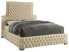 Load image into Gallery viewer, Sedona Black Velvet Queen Bed