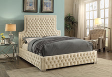 Load image into Gallery viewer, Sedona Black Velvet Queen Bed