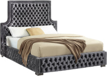 Load image into Gallery viewer, Sedona Grey Velvet Queen Bed