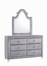 Load image into Gallery viewer, Sophie Grey Velvet Dresser
