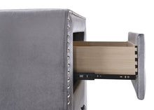 Load image into Gallery viewer, Sophie Grey Velvet Night Stand