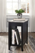 Load image into Gallery viewer, Diamenton Chairside End Table with USB Ports Outlets