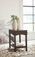 Load image into Gallery viewer, Haddigan Chairside End Table with USB Ports  Outlets