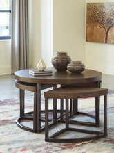 Load image into Gallery viewer, Johurst Coffee Table with Stools Set of 5