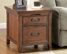 Load image into Gallery viewer, Woodboro Media End Table with Power Outlets