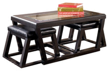 Load image into Gallery viewer, Kelton Coffee Table with Nesting Stools