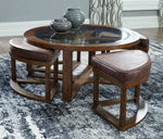Load image into Gallery viewer, Hannery Coffee Table with Stools Set of 5