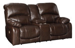 Load image into Gallery viewer, Hallstrung Power Reclining Loveseat with Console