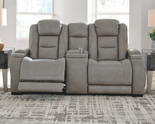 Load image into Gallery viewer, The Man-Den Power Reclining Loveseat with Console
