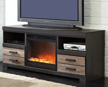 Load image into Gallery viewer, Harlinton 63 TV Stand with Electric Fireplace