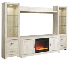 Load image into Gallery viewer, Bellaby 4Piece Entertainment Center with Fireplace