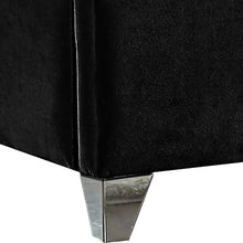 Load image into Gallery viewer, Zuma Black Velvet King Bed