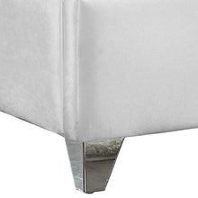 Load image into Gallery viewer, Zuma White Velvet King Bed