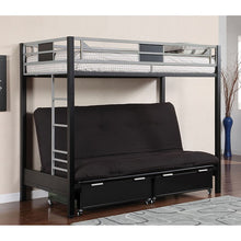 Load image into Gallery viewer, Clifton Twin Size Loft Bed w/ Futon Base