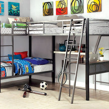 Load image into Gallery viewer, BALLARAT Triple Twin Bunk Bed w/ Desk