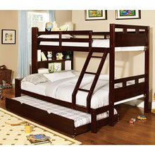 Load image into Gallery viewer, Fairfield Twin/Full Bunk Bed w/ Book Shelf