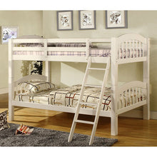 Load image into Gallery viewer, Coney Island Twin/Twin Bunk Bed, White Finish