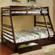 Load image into Gallery viewer, California III Twin/Full Bunk Bed w/ 2 Drawers
