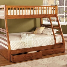 Load image into Gallery viewer, California II Twin/Full Bunk Bed w/ 2 Drawers
