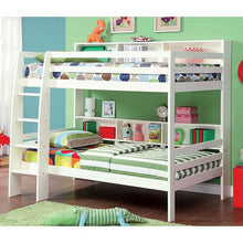 Load image into Gallery viewer, Twin/Twin Bunk Bed, White Finish