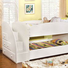 Load image into Gallery viewer, Merritt Twin/Twin Bunk Bed, White Finish