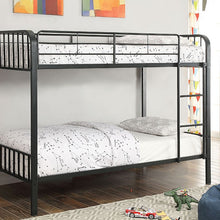 Load image into Gallery viewer, CLEMENT Metal Twin/Twin Bunk Bed