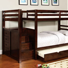 Load image into Gallery viewer, Pineridge Twin/Twin Bunk Bed w/ Steps &amp; Drawers