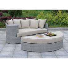 Load image into Gallery viewer, Calio ROUND PATIO SOFA w/ OTTOMAN, GRAY