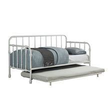 Load image into Gallery viewer, Fern Metal Daybed w/ Trundle, White