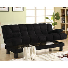 Load image into Gallery viewer, Bonifa Elephant Skin Microfiber Futon Sofa