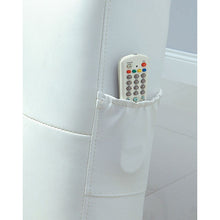 Load image into Gallery viewer, Bulle Leatherette Futon Sofa, White