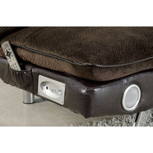 Load image into Gallery viewer, GALLAGHER Futon Sofa w/ Bluetooth Speaker, Brown