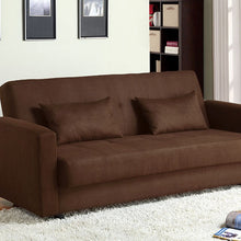 Load image into Gallery viewer, Jansen Microfiber Futon Sofa w/ Storage