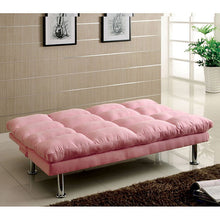 Load image into Gallery viewer, Saratoga Microfiber Futon Sofa, Pink