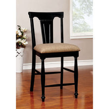 Load image into Gallery viewer, SABRINA Counter Ht. Table, Cherry &amp; Black