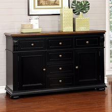 Load image into Gallery viewer, SABRINA Counter Ht. Table, Cherry &amp; Black