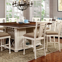 Load image into Gallery viewer, SABRINA Counter Ht. Stool, Cherry &amp; White (2/CTN)