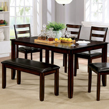 Load image into Gallery viewer, GLORIA 6 Pc. Dining Table Set, Brown Cherry