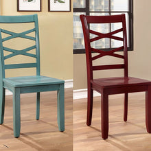 Load image into Gallery viewer, GISELLE Side Chair, 1 Red &amp; 1 Blue (2/CTN)