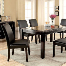 Load image into Gallery viewer, GRANDSTONE I Dining Table, Gray Marble Top
