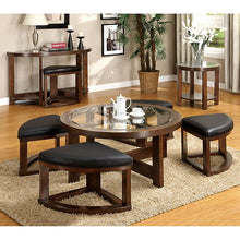 Load image into Gallery viewer, Crystal Cove II Round Coffee Table w/ 4 Stools