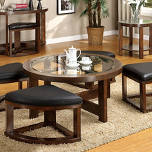 Load image into Gallery viewer, Crystal Cove II Round Coffee Table w/ 4 Stools